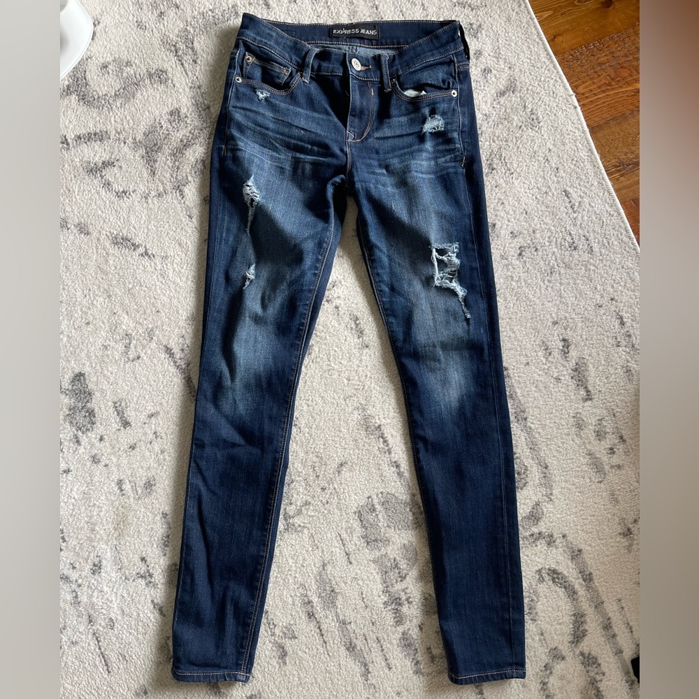Express legging mid rise jeans